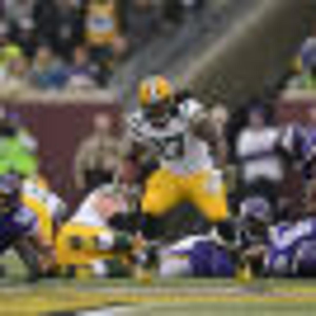 Lacy Packers Run Over Vikings Football Journaltimes Com
