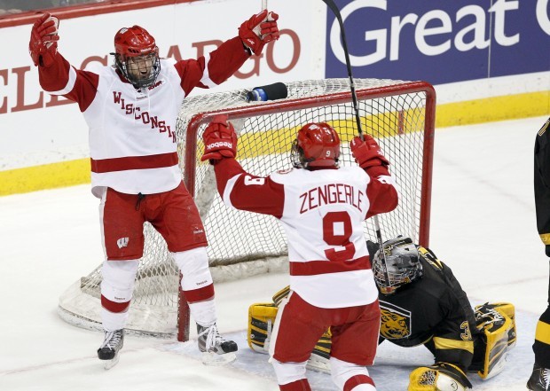 Badgers Men S Hockey Streaky Tyler Barnes Looking To Regain