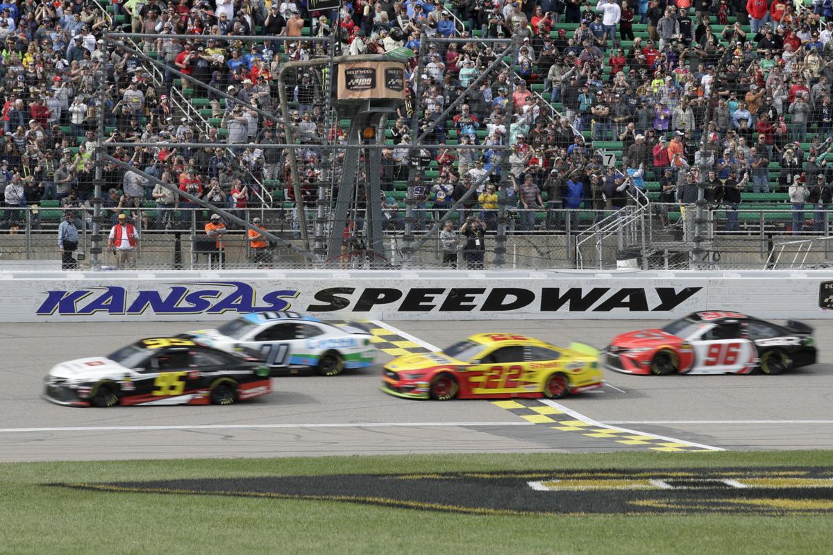 NASCAR: Hamlin wins chaotic Cup Series cut-off race at Kansas Speedway