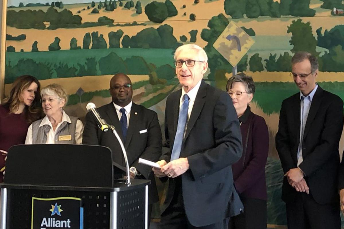 Evers at Alliant Energy Center (copy) (copy)