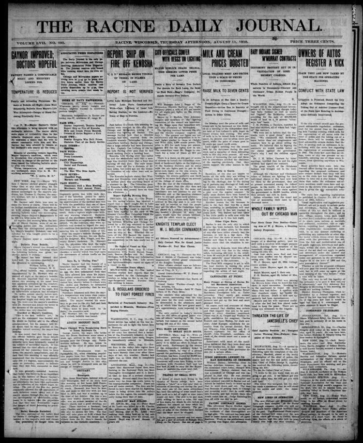Aug. 11 The Journal Times pages from the past