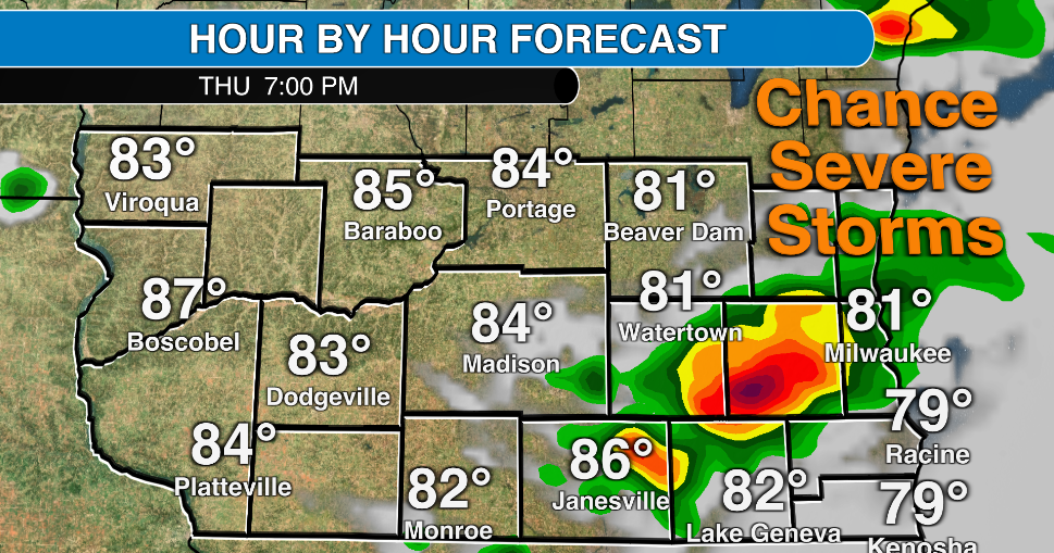 Severe storms possible in southern Wisconsin Thursday. Here’s what you need to know