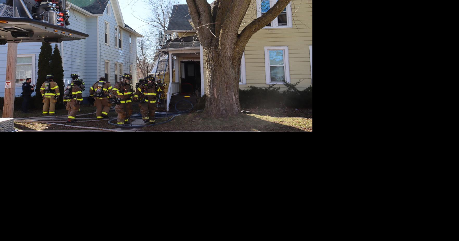 Racine Fire responds to house fire on Erie Street Wednesday