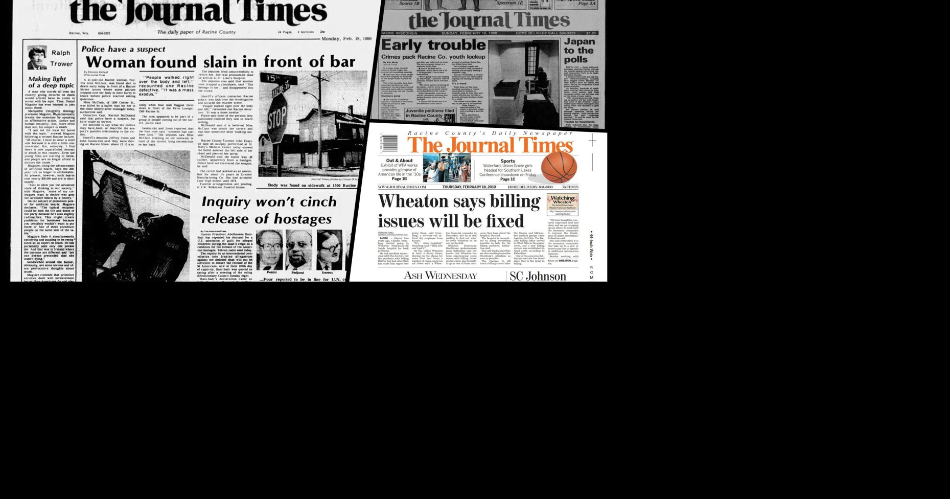 Feb. 18: The Journal Times pages from the past
