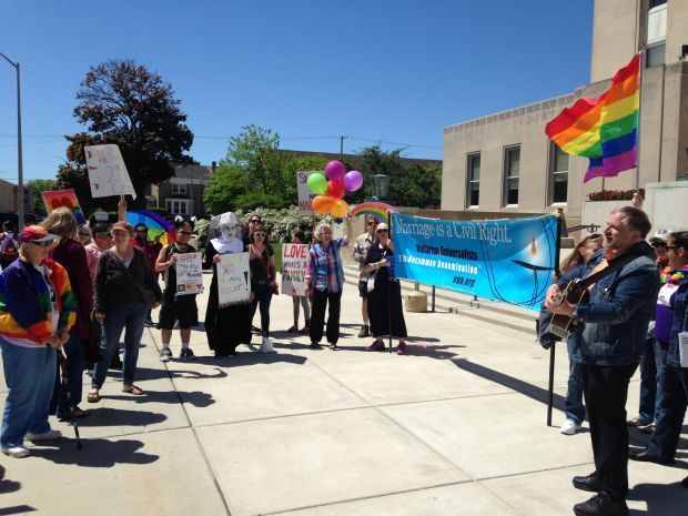 Marriage protest