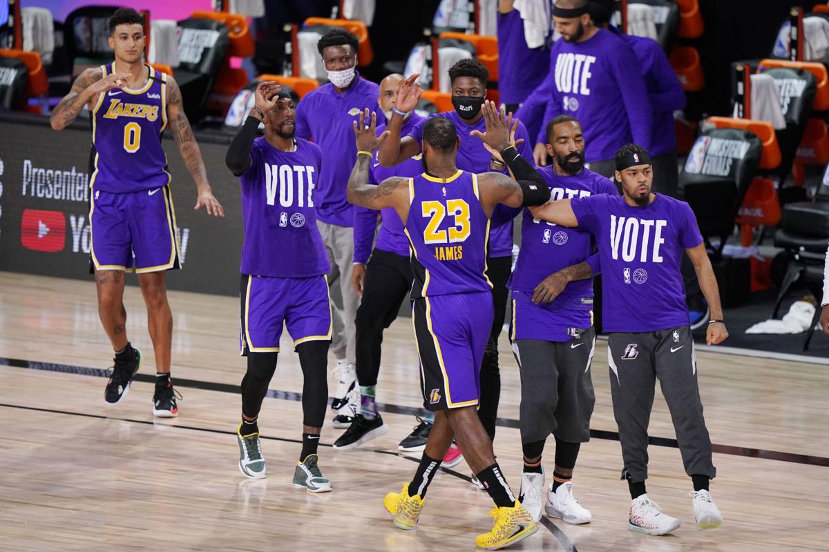 After A Year Of Drama The Lakers Reach Nba Finals Anyway Journaltimes Com