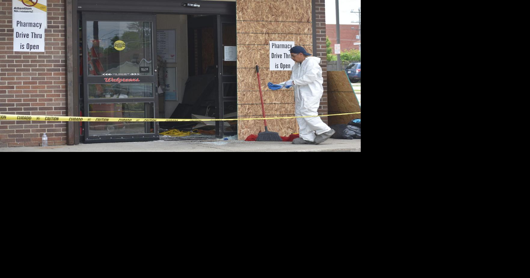 Driver cited after car crashes into N. Memorial Walgreen's
