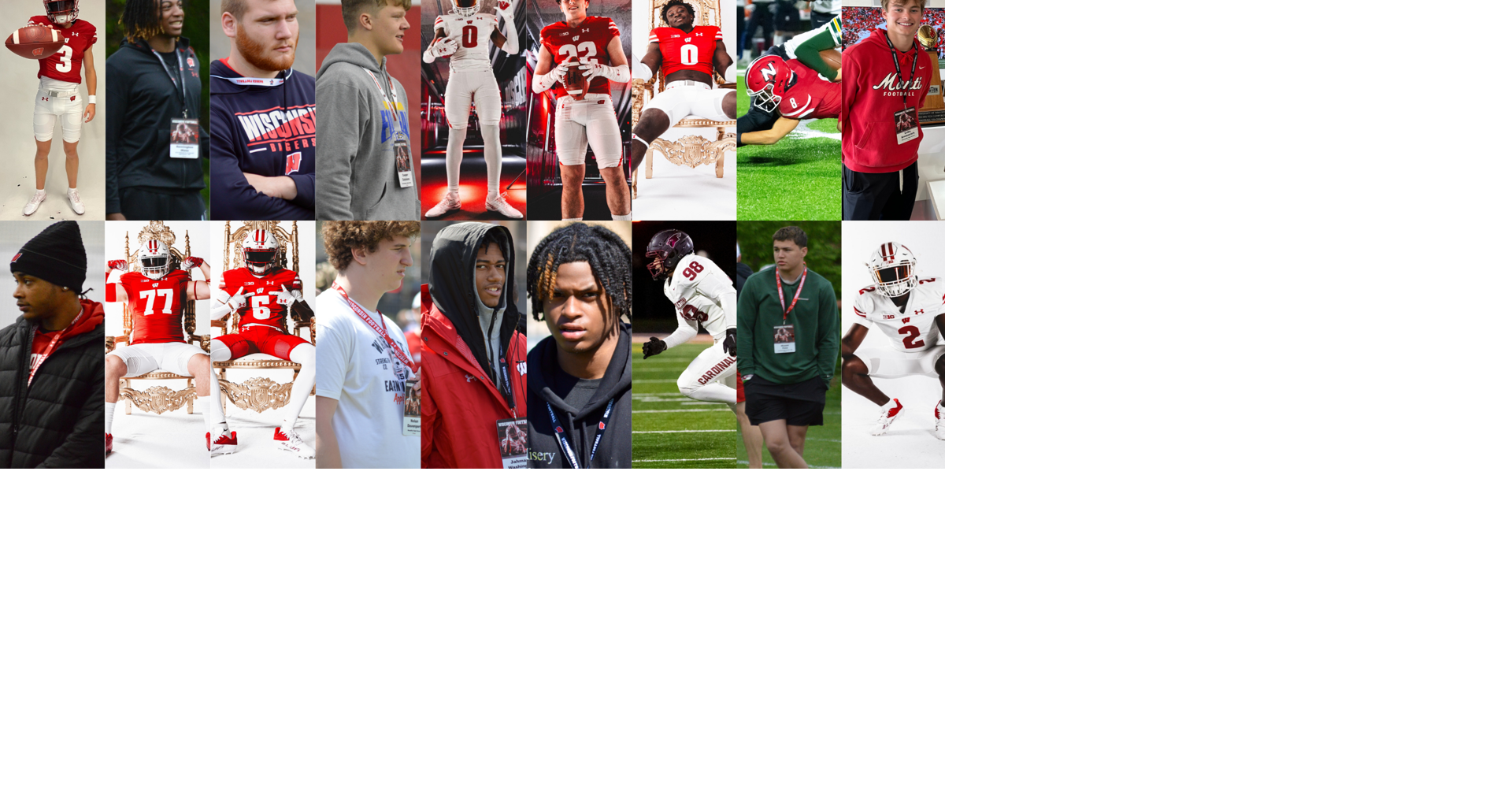 Get to know the members of Wisconsin football's 2025 recruiting class