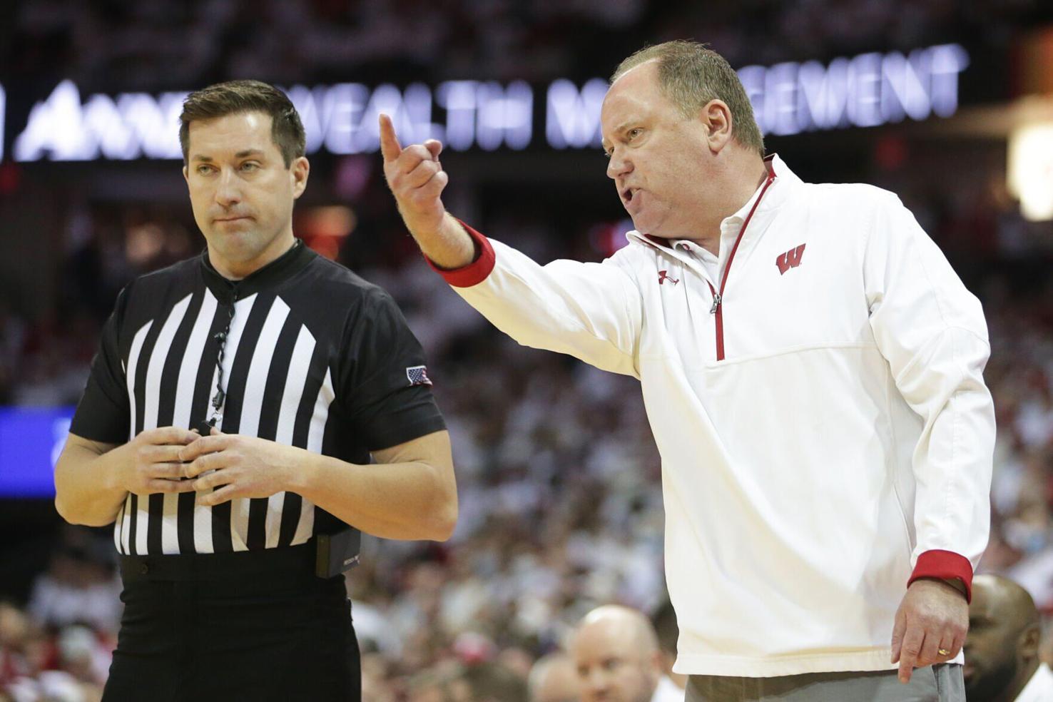 Photos Wisconsin men�s basketball takes down Purdue to