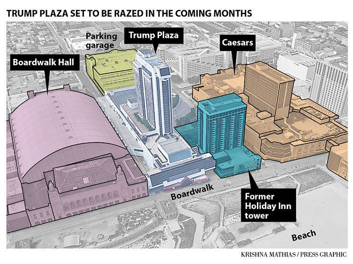 Trump Plaza set to be razed in the coming months