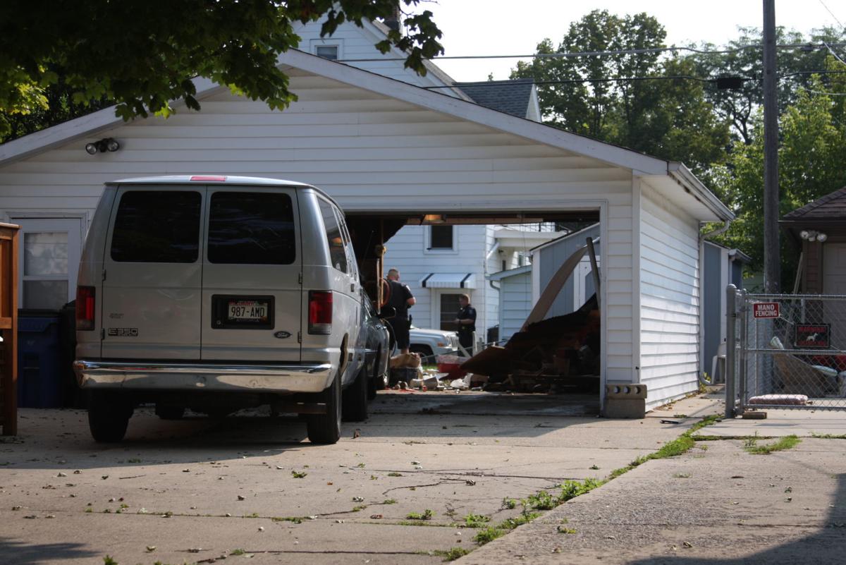Extensive Damage After Man Drives Through His Garage Crime And Courts Journaltimes Com