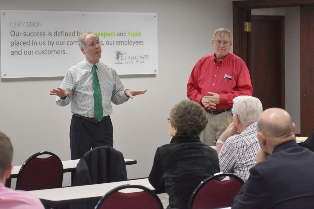 Speaker Vos and state Sen. Wanggaard