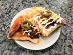 Healthy chimichangas