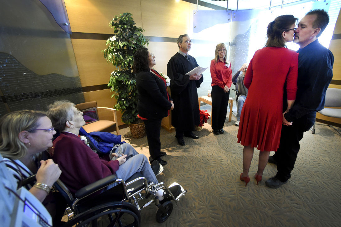 The gift of love Daughter's marriage hastened for ailing mom