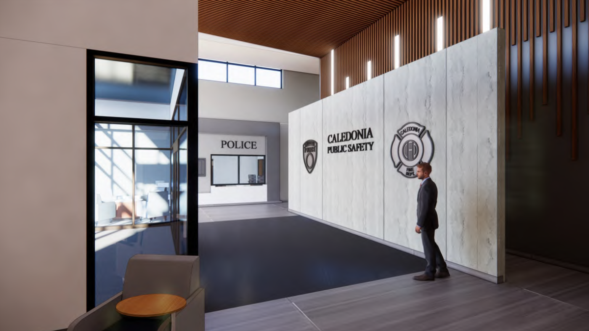 Caledonia reduces size of planned public safety building