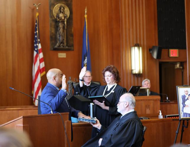 Judge Craig takes oath of office