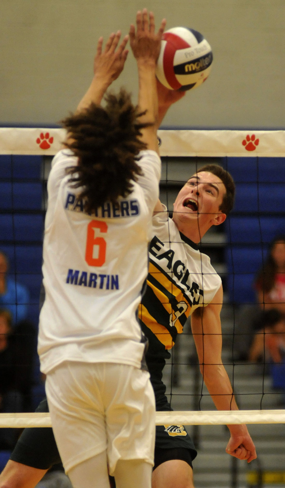 In Photos: Park rallies past Case in boys volleyball