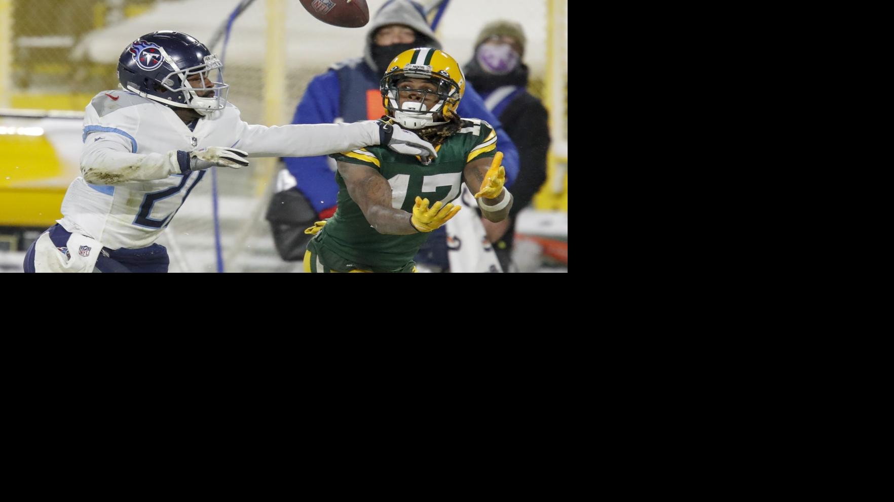 Packers Adams Shines In Snow Trounce Titans 40 14 Football Journaltimes Com