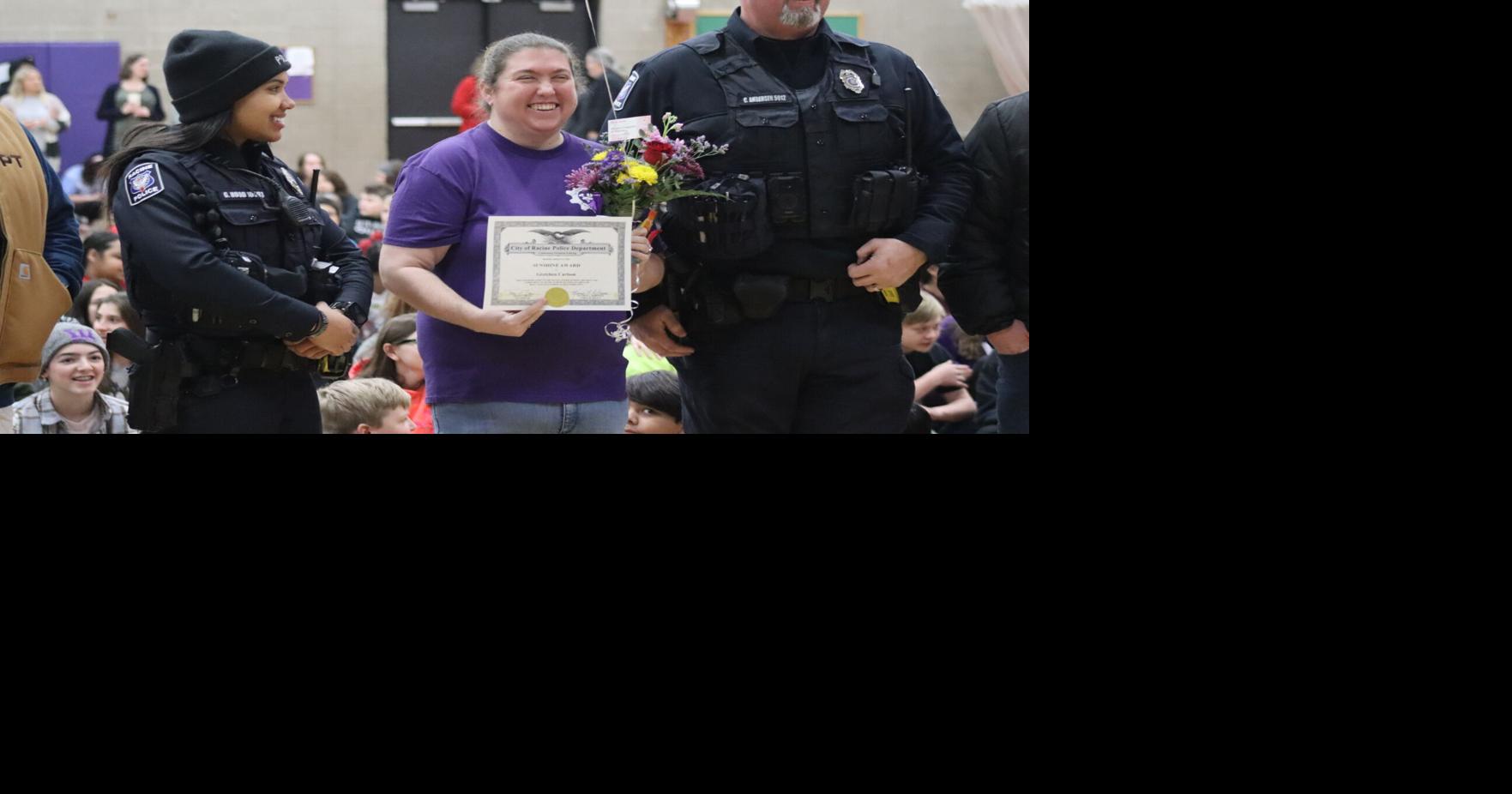 Spreading the love | Racine Police Department's COP unit surprises ...