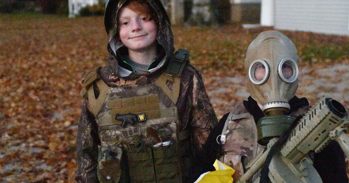 Trickortreating this afternoon in Racine and Mount Pleasant, in photos