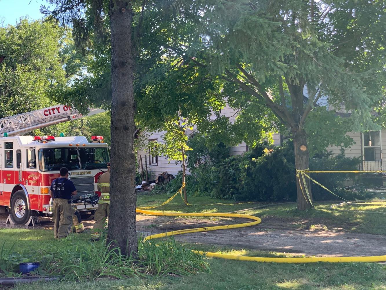 Crews fight house fire over course of two days in Burlington Local