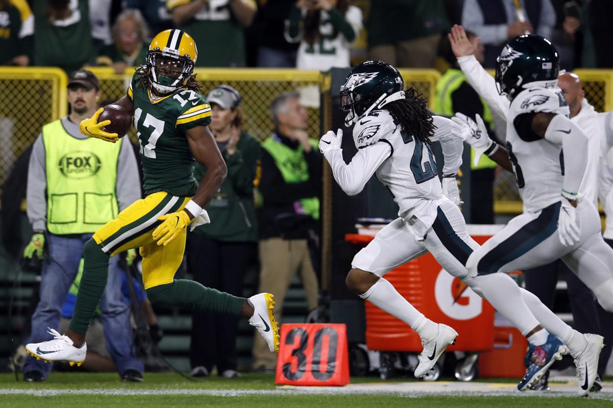 Eagles Packers Football