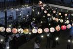 Community-made lanterns at The Branch at 1501