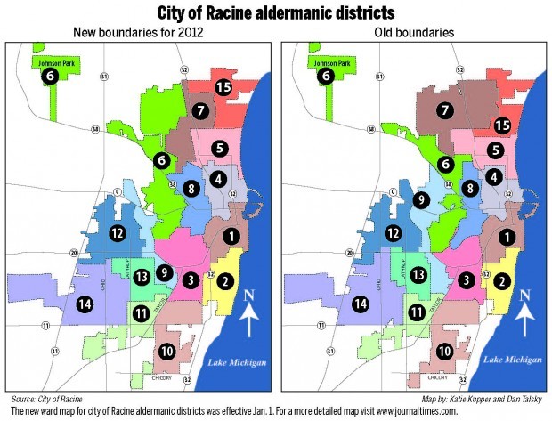 Kenosha Aldermanic District Map City Districts Change For Primary | Elections | Journaltimes.com