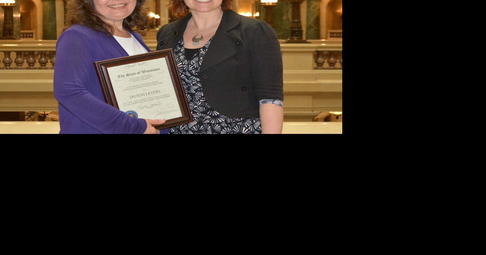 State honors Racine County employee for outstanding service to families