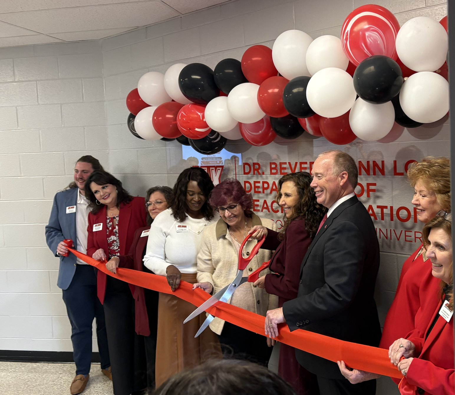 Basketball With Ribbon Jax State celebrates renamed teacher education department with ribbon ...