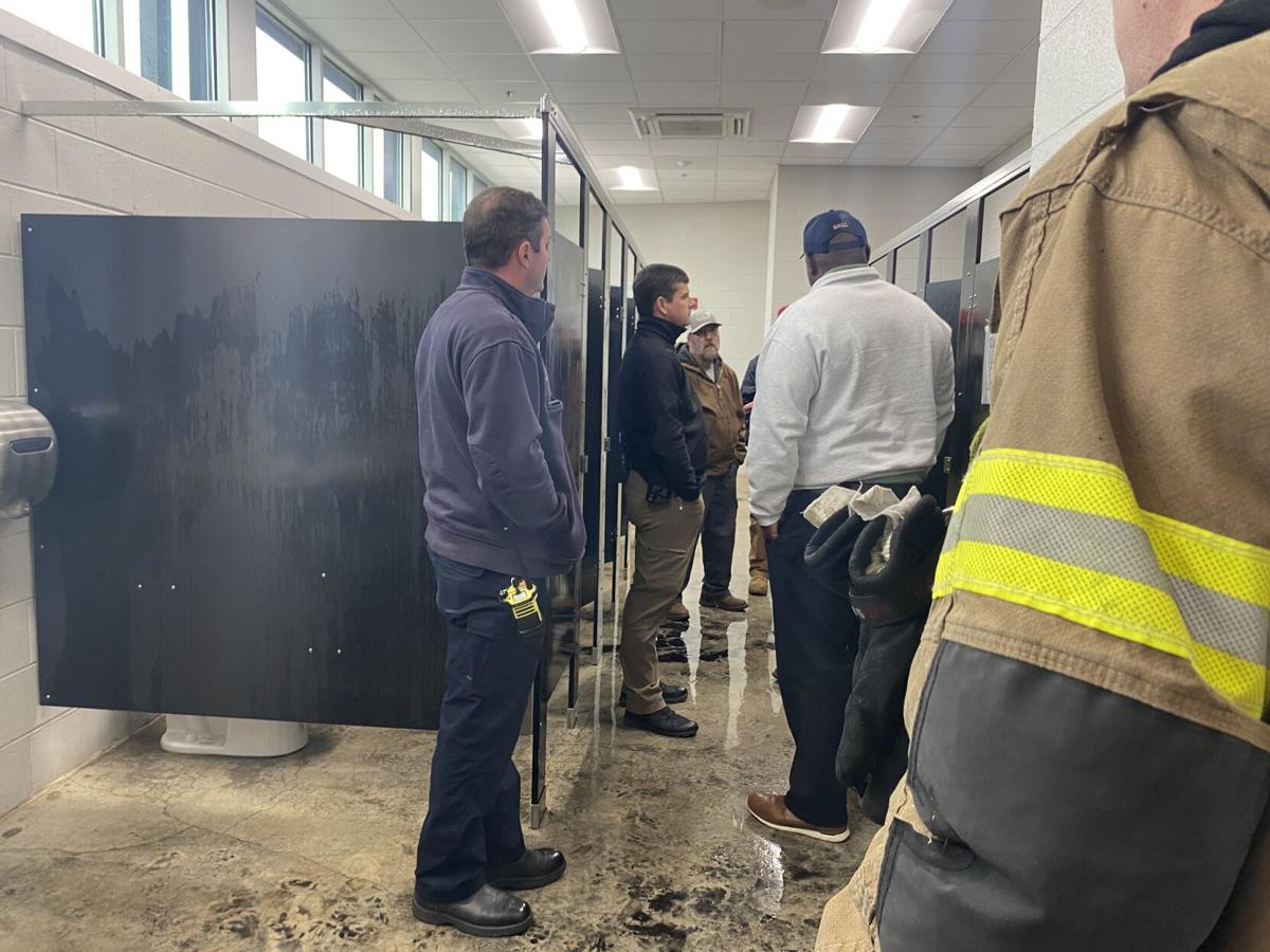 Sprinklers set off in baseball stadium News