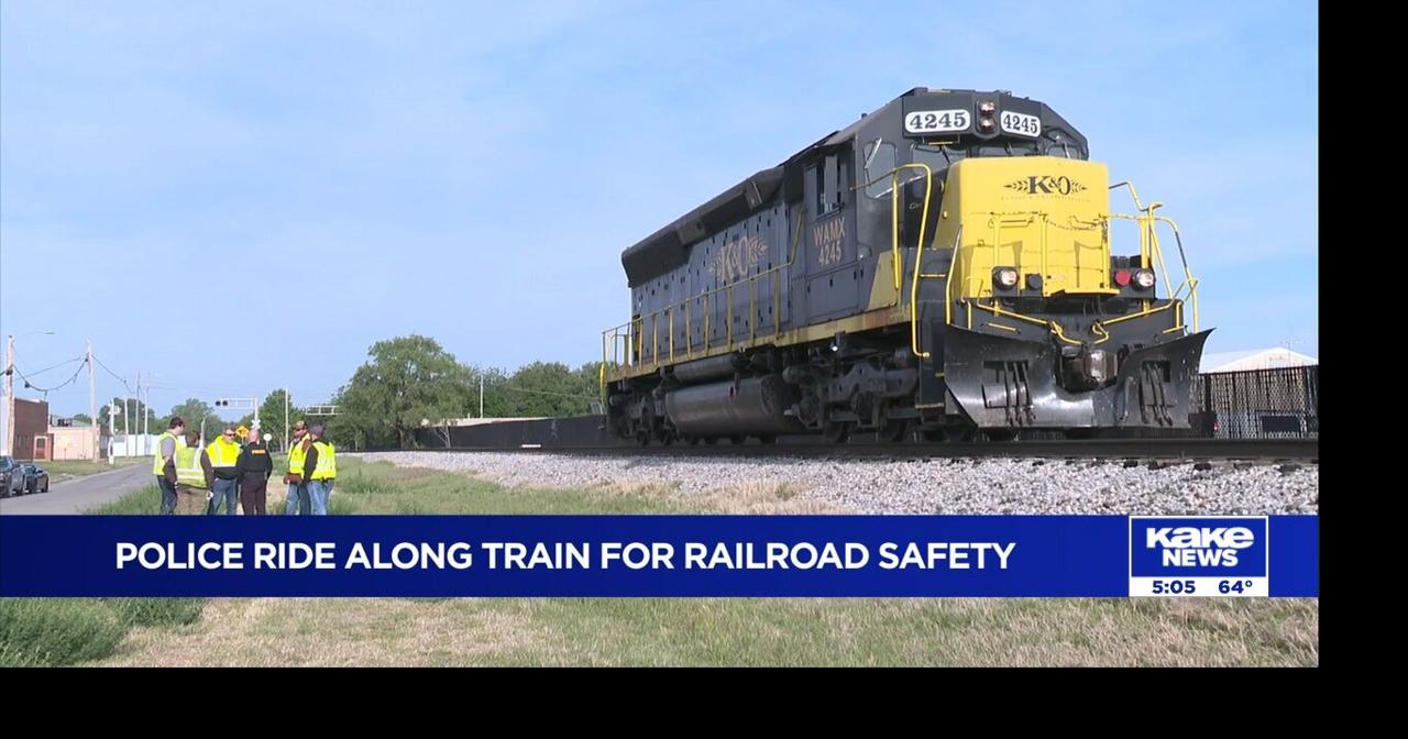Police ride along train for railroad safety | Video | kake.com
