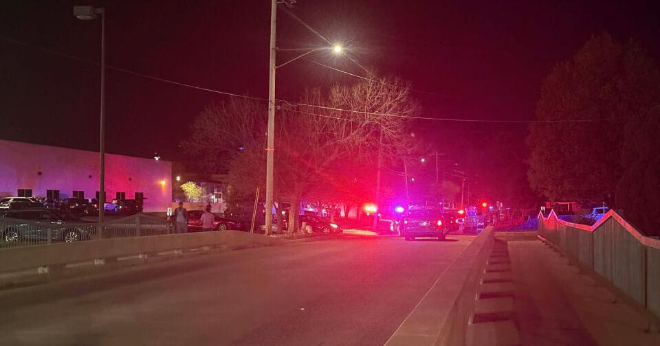 Man reportedly pointing gun at children in custody after hours-long ...