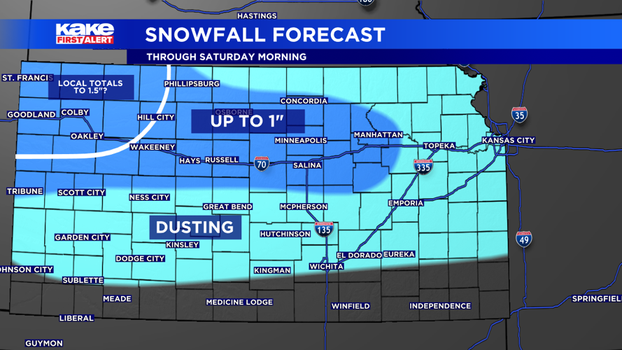 Snow chances return to KAKEland Friday evening | Trusted News Source ...