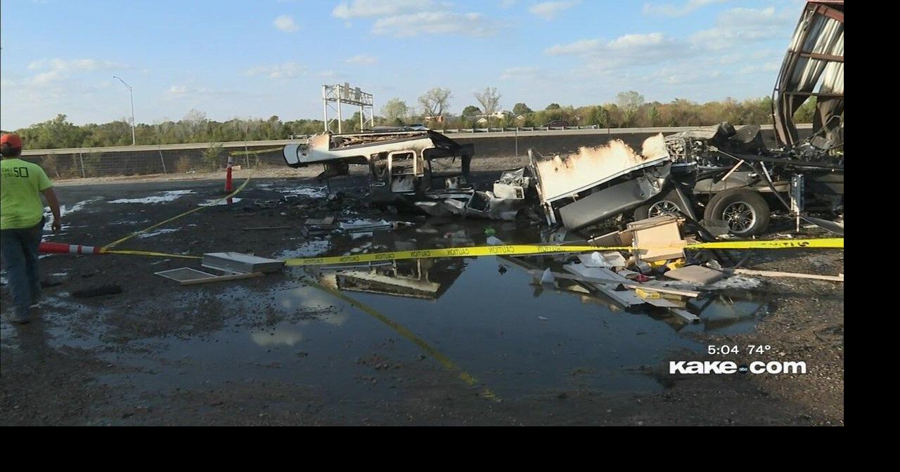 25 acres of ash left behind after fiery crash in Newton Wednesday ...