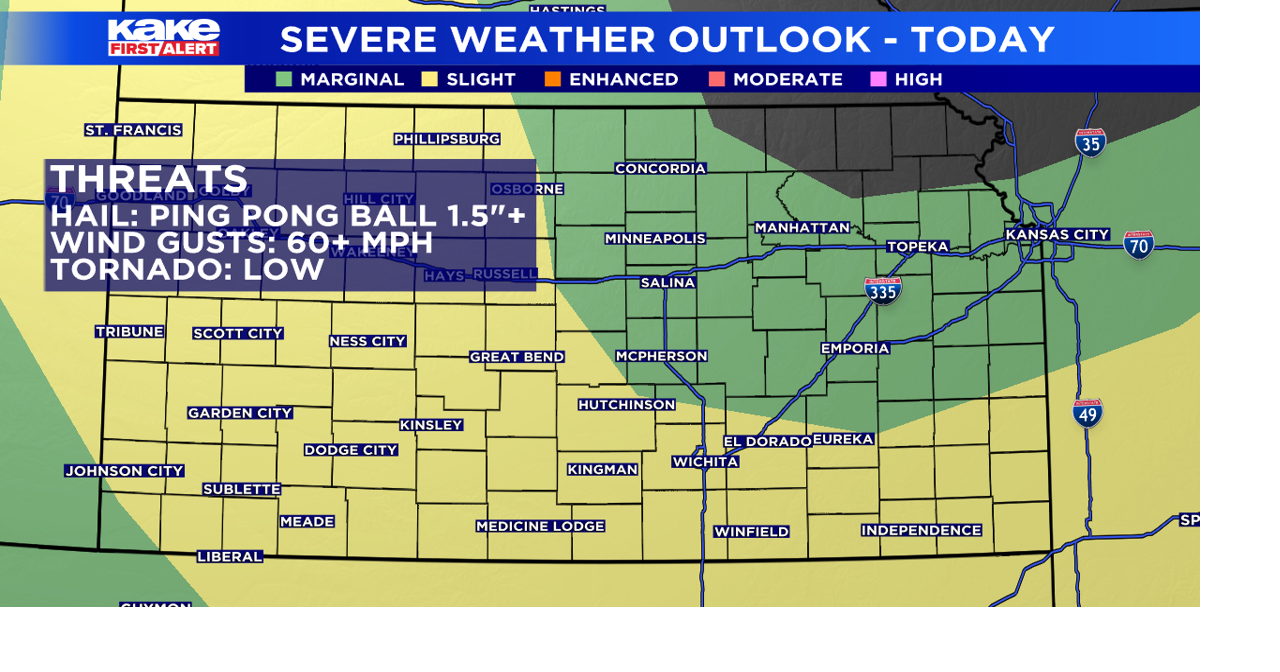 Sunday storms could bring more hail, high wind and tornadoes