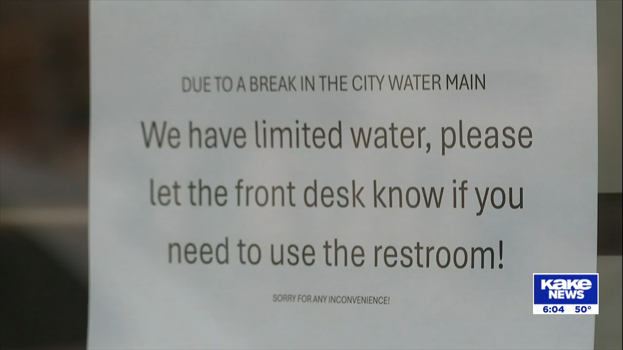 Water main break leaves Park City without water; repairs complete but boil  advisory remains | News | kake.com, image size:1280x720