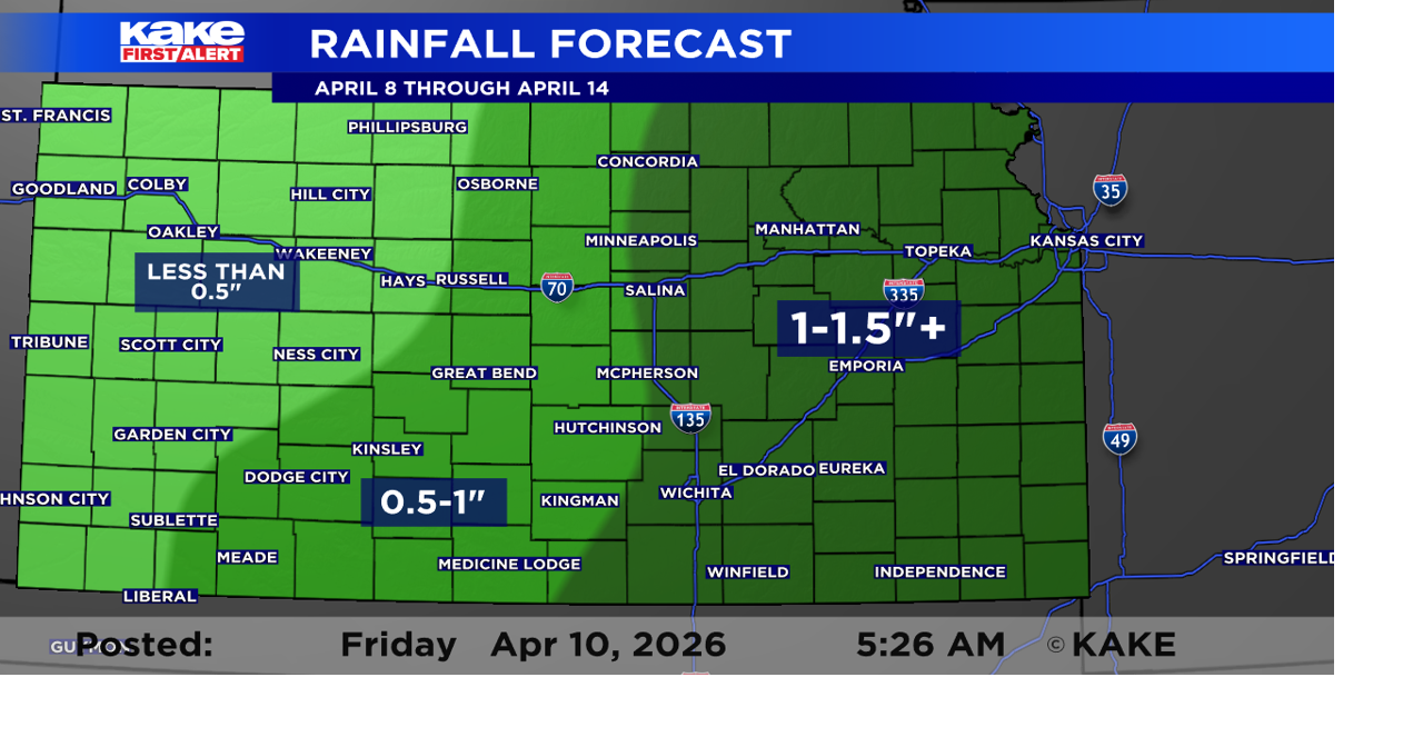 Rain and severe storms return to KAKEland | Trusted News Source for ...