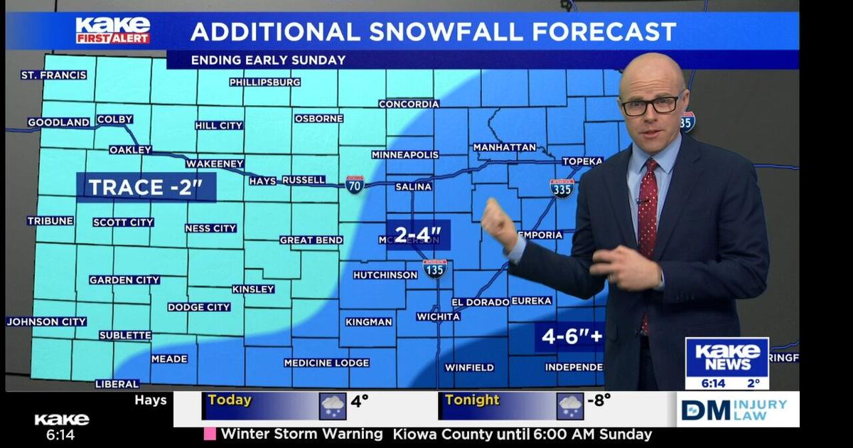 Kake Comp Frank's Saturday morning forecast | Video | kake.com
