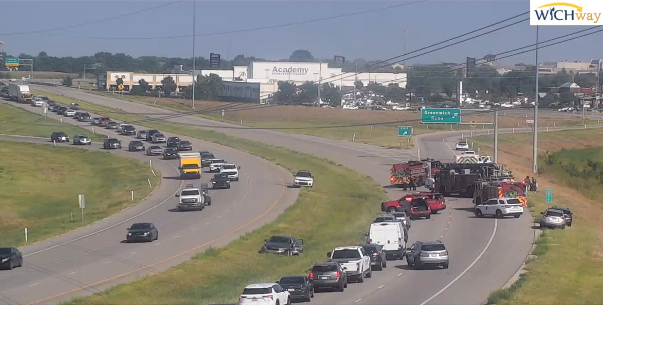 One dead after multi-vehicle crash on K-96 in northeast Wichita