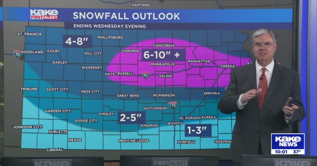 Significant snow on the way for mid-week | Video | kake.com