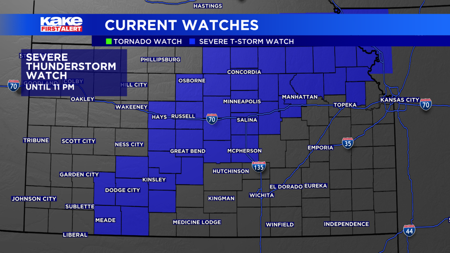 Several rounds of severe weather on the way for KAKEland | Trusted News ...