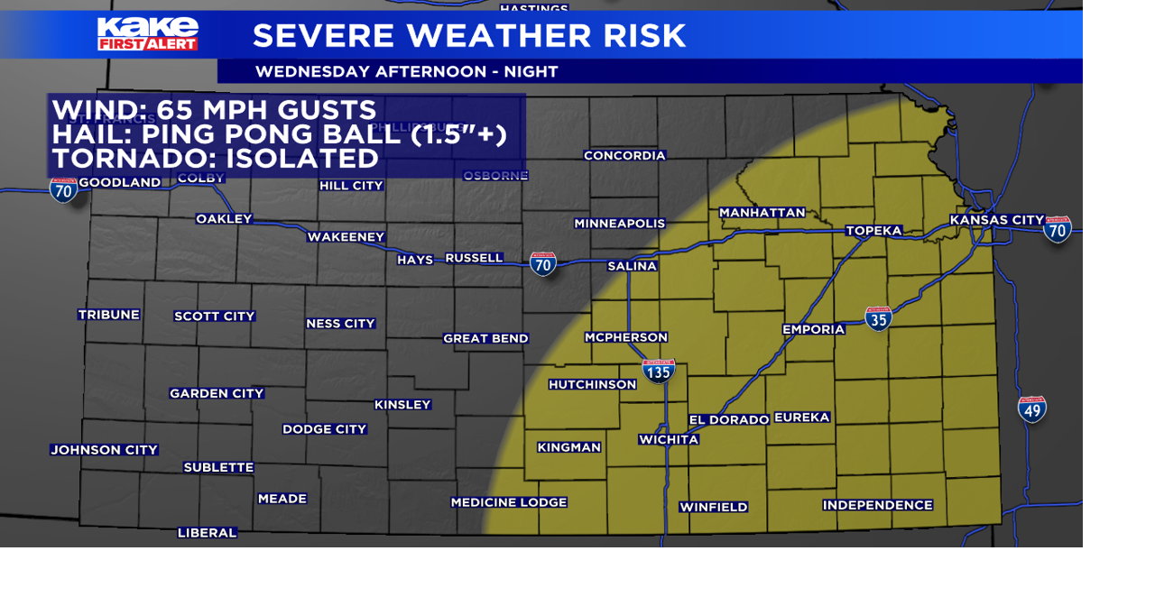 Severe weather chances return to KAKEland this week | Trusted News ...