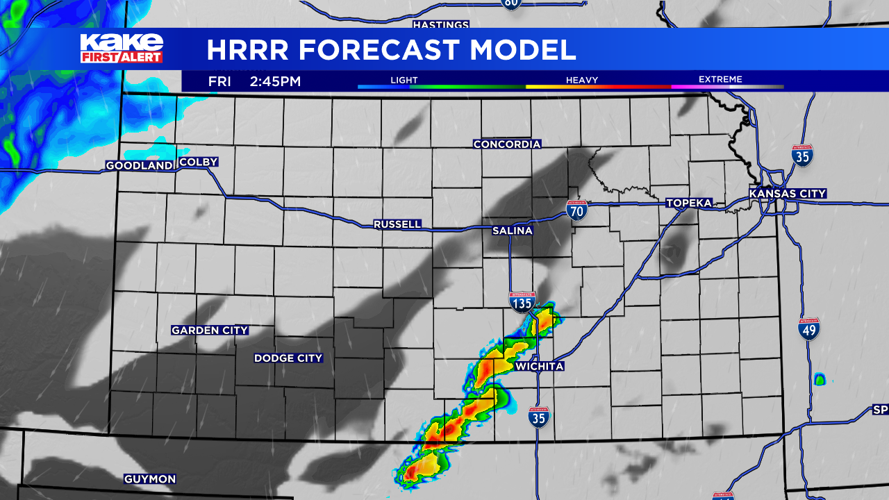 Early afternoon storms could produce large hail, high wind gusts and ...