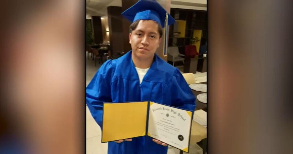 Superintendent delivers high school diploma to teen who selfdeported