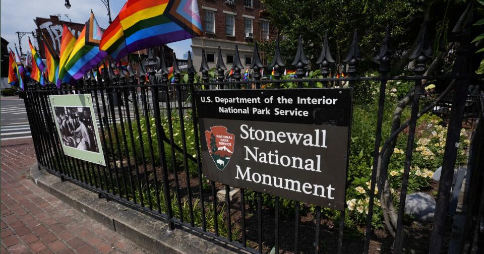 Trump admin removes pride flag from Stonewall National Monument