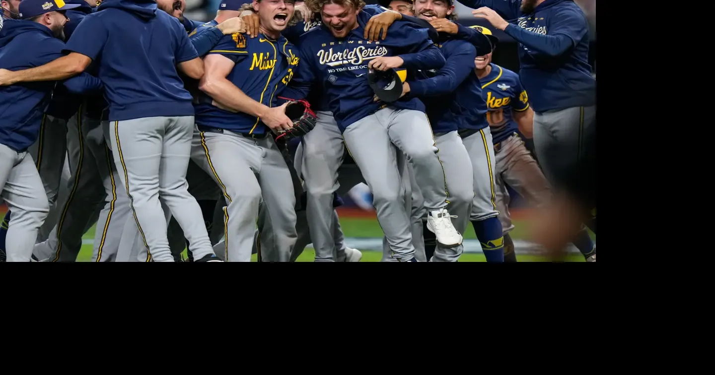 Brewers beat the Rays 4-1 in Game 5 to win the first World Series title ...