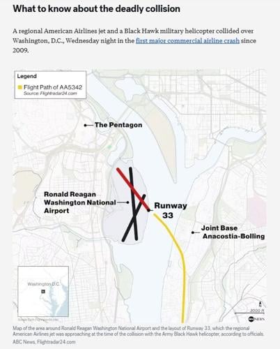 Plane crash map