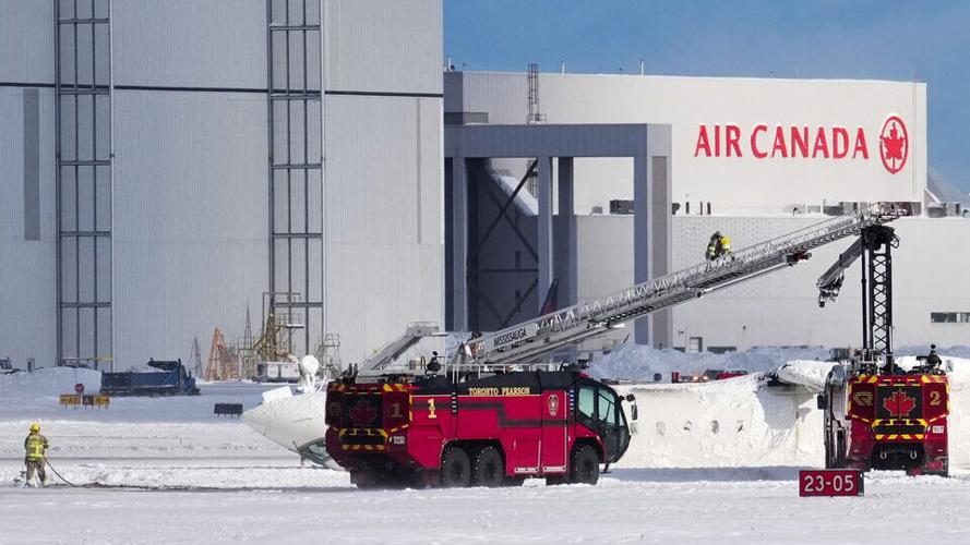 Delta plane crashes, overturns in Toronto; all survive, officials say