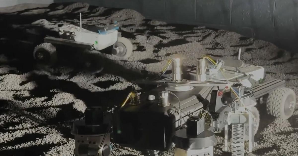 Students build moon-like lab to test robots for future missions ...